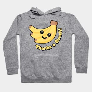 Thanks a Bunch! Cute Banana Pun Hoodie